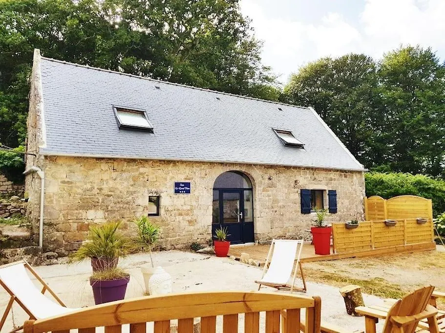Nyaraló Sous Le Grand Chene, Gite A La Ferme, Finistere Pouldergat Franciaország